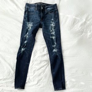 American Eagle low rise skinny jeans